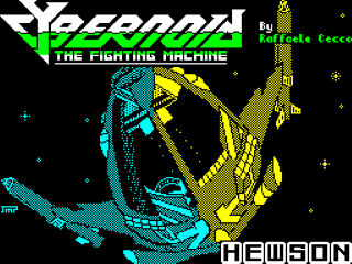 Cybernoid the Fighting Machine title screen for ZX Spectrum